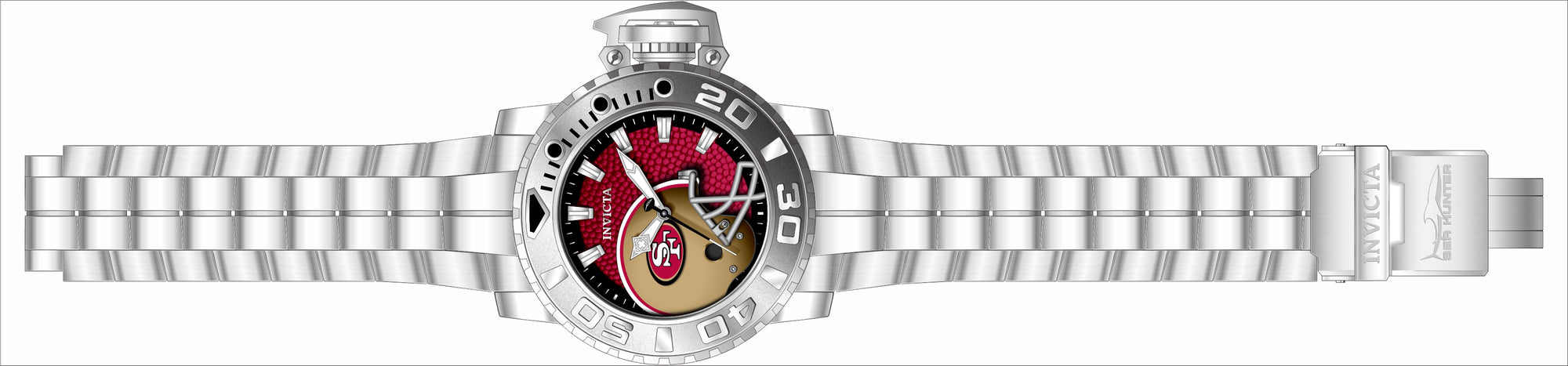 Band For Invicta NFL 33036
