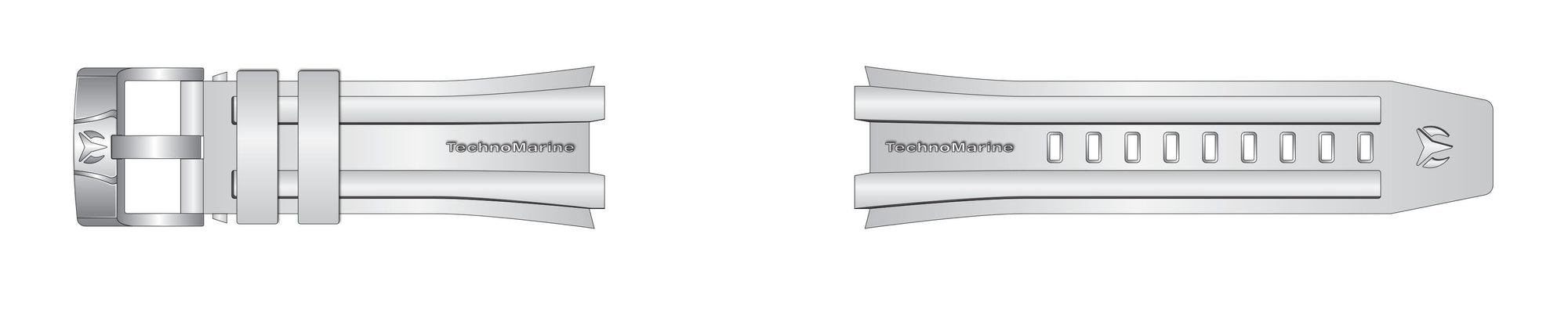 Band For Technomarine TM-224007