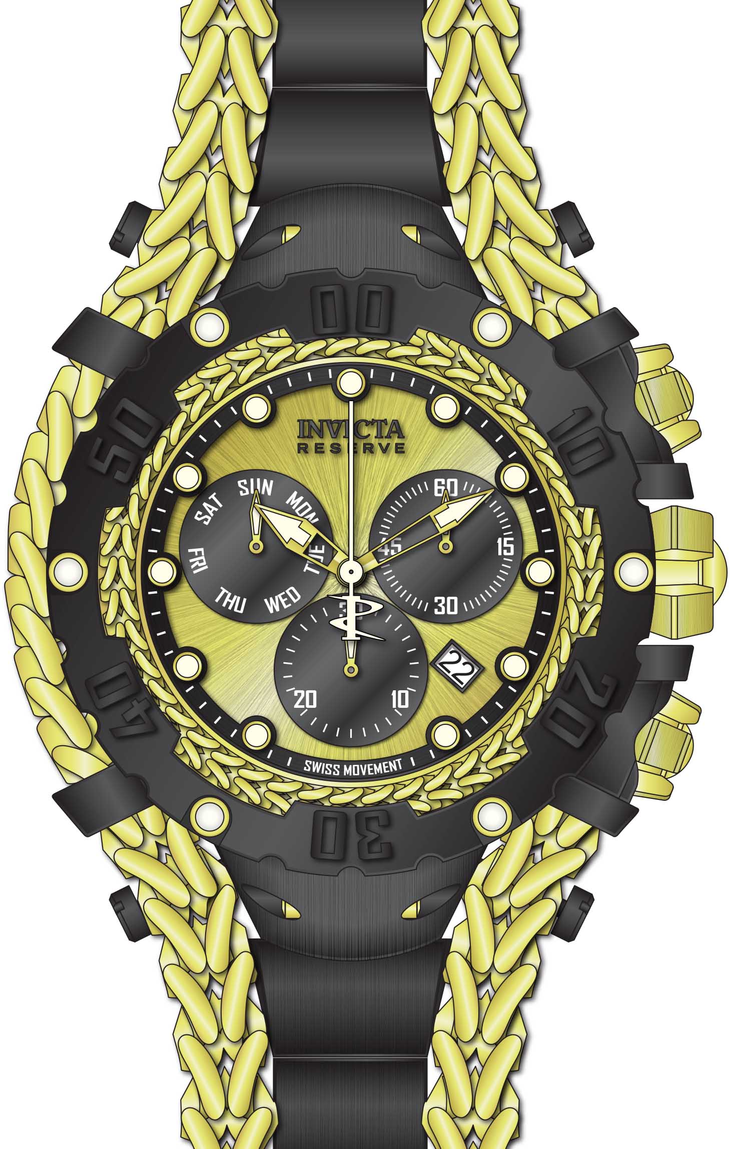Parts For Invicta Reserve Gladiator Men 46232
