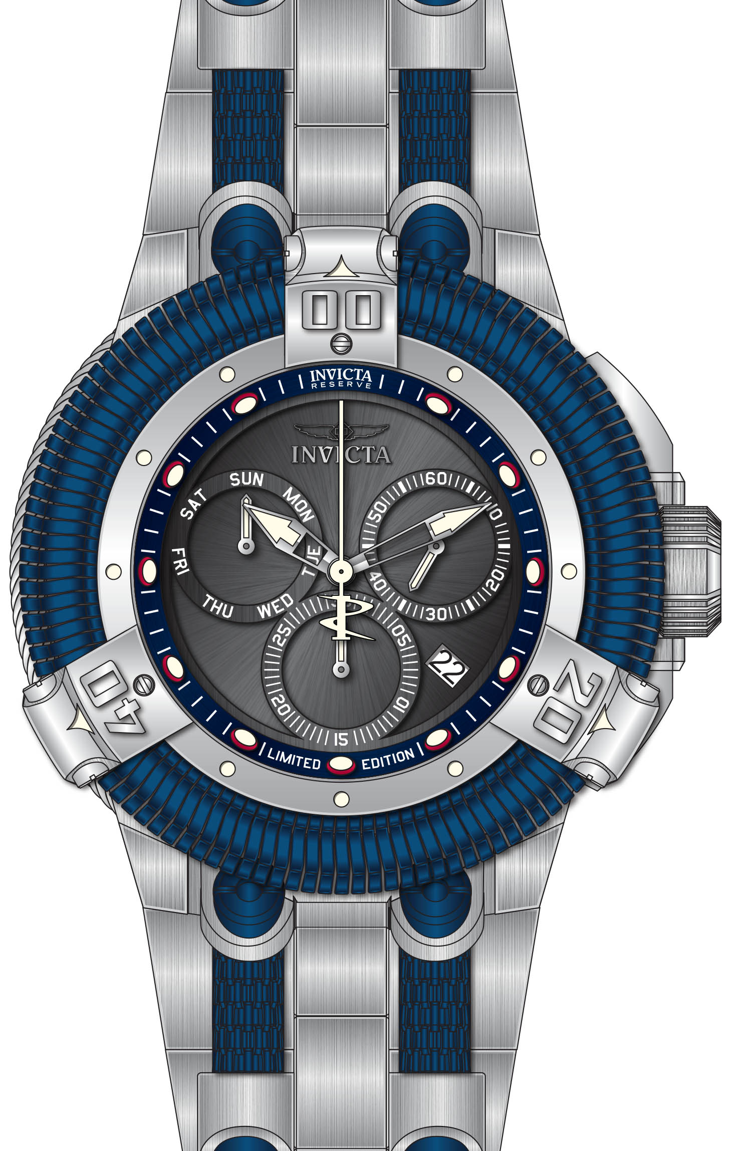 Band For Invicta Reserve King Python Men 46247