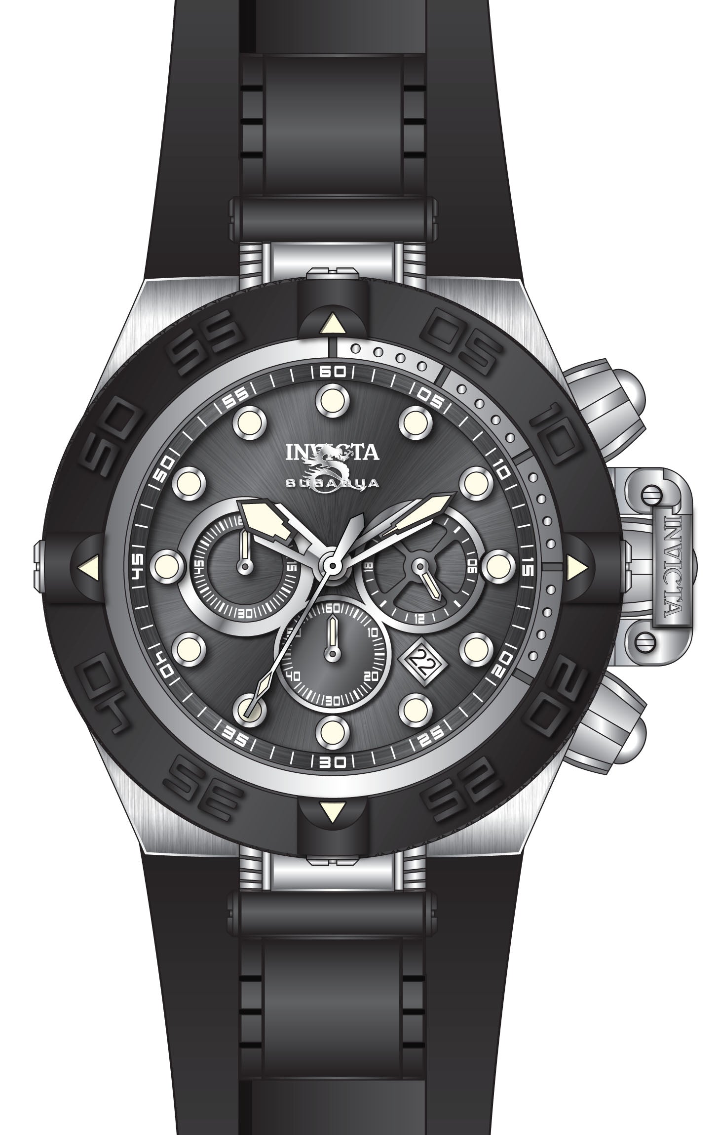 Band For Invicta Subaqua Noma IV Men 46482