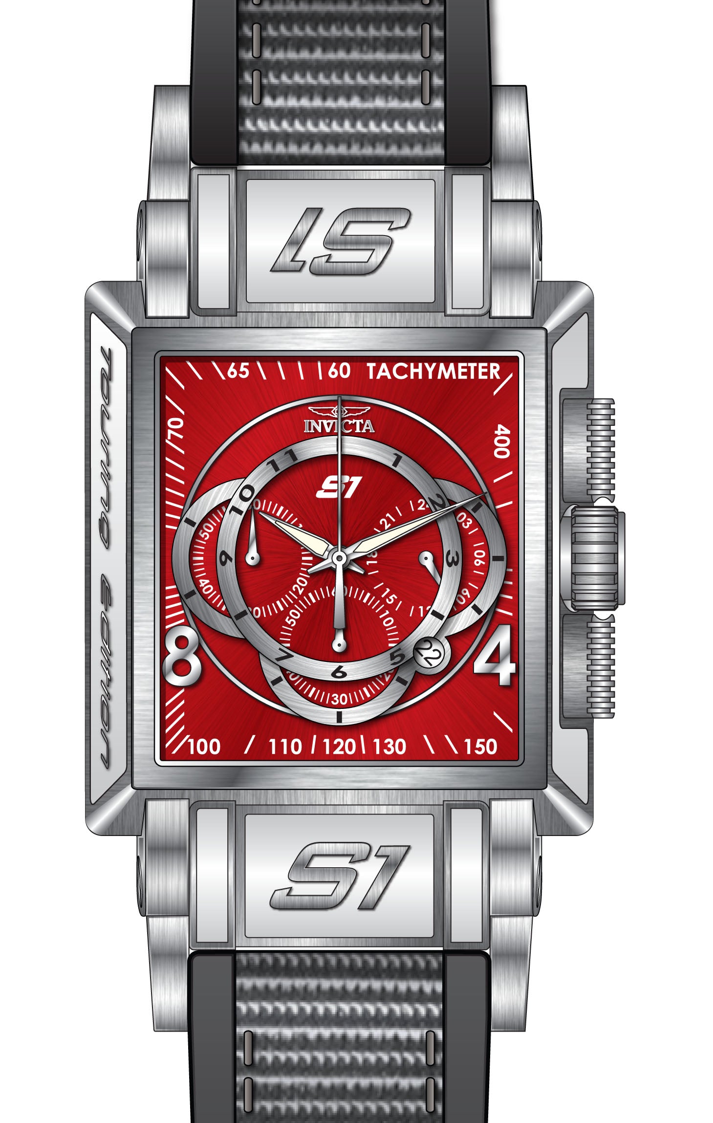 Band For Invicta S1 Rally  Men 46489