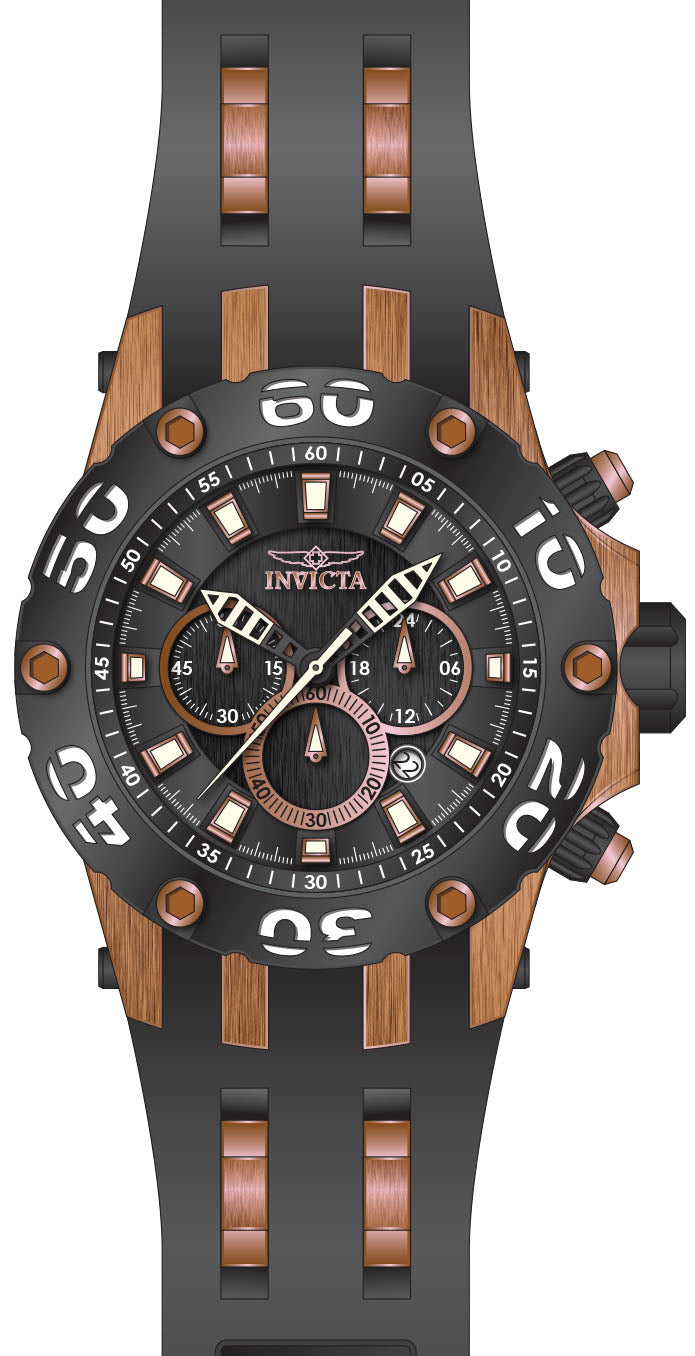 Band For Invicta Subaqua  Men 46513