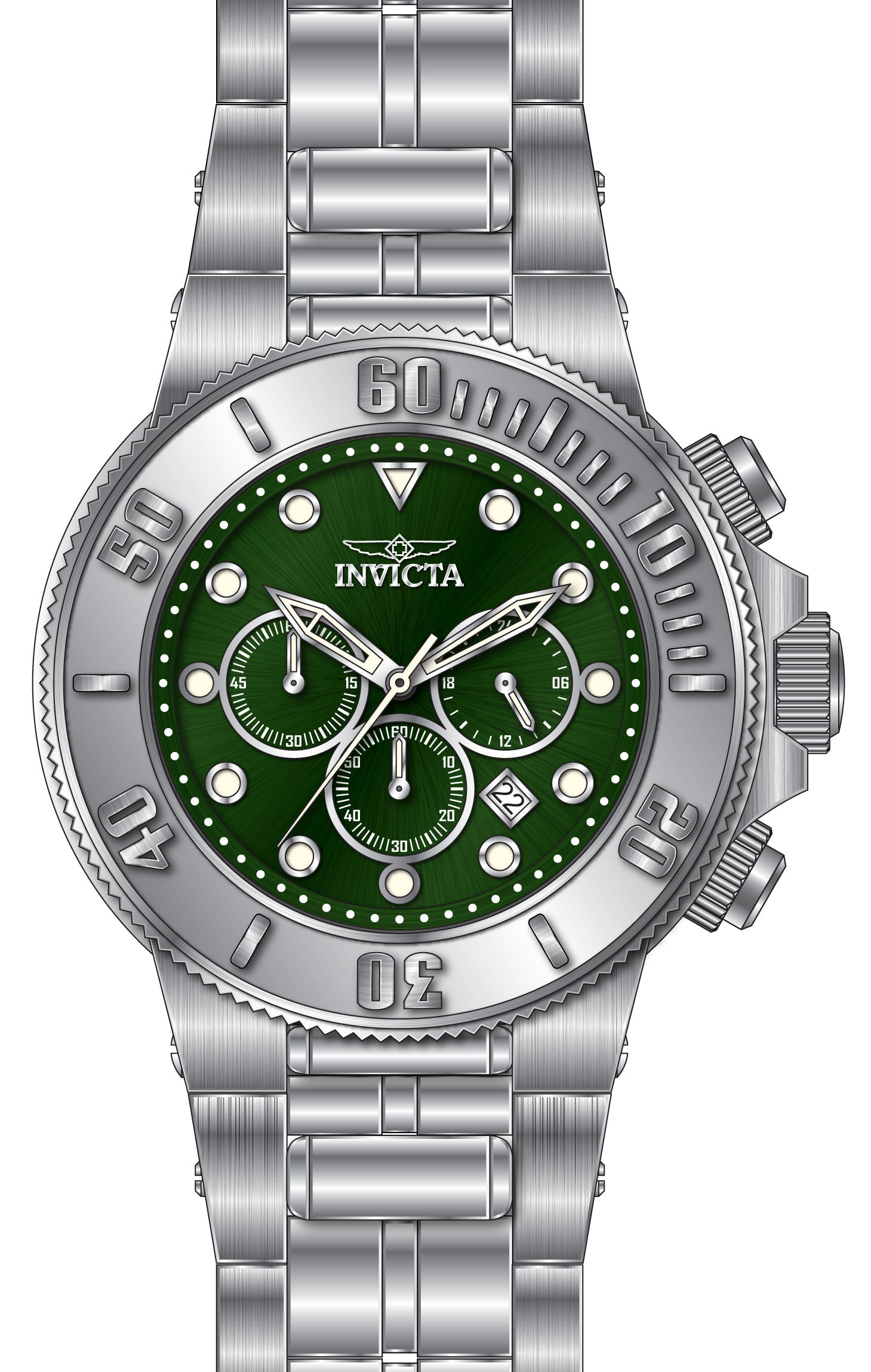 Band For Invicta Subaqua  Men 46548