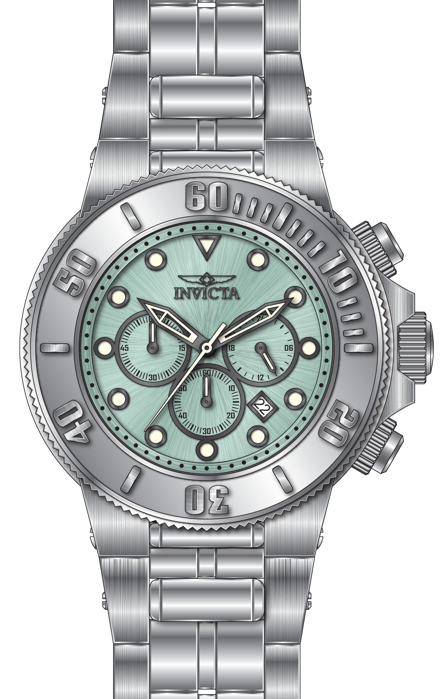 Band For Invicta Subaqua  Men 46549