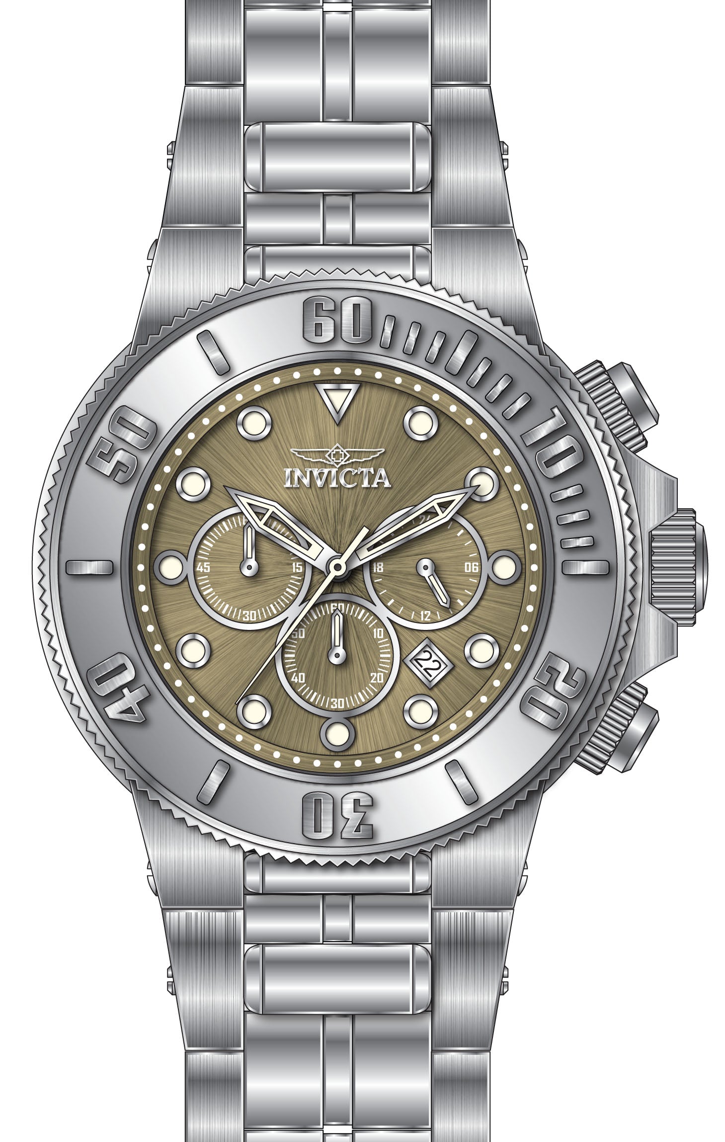 Band For Invicta Subaqua  Men 46550