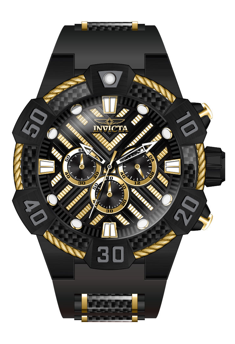 Band For Invicta Bolt  Men 46555