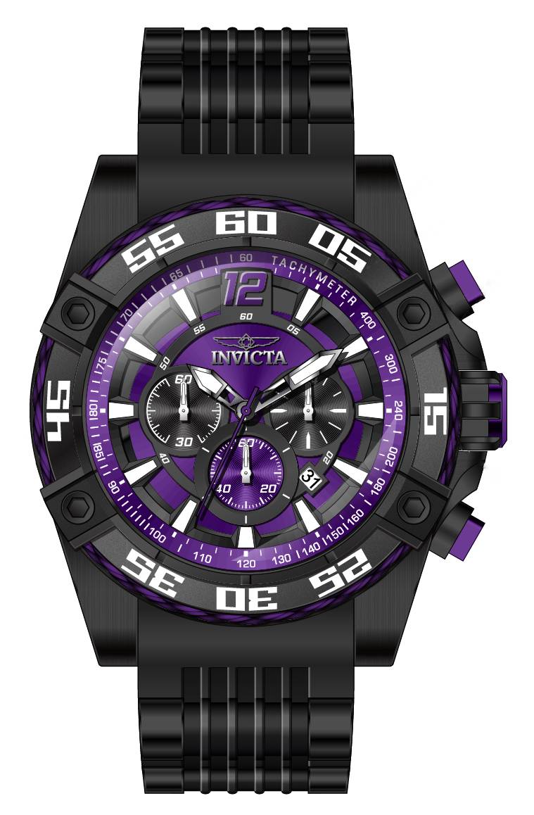 Band For Invicta Bolt  Men 46565