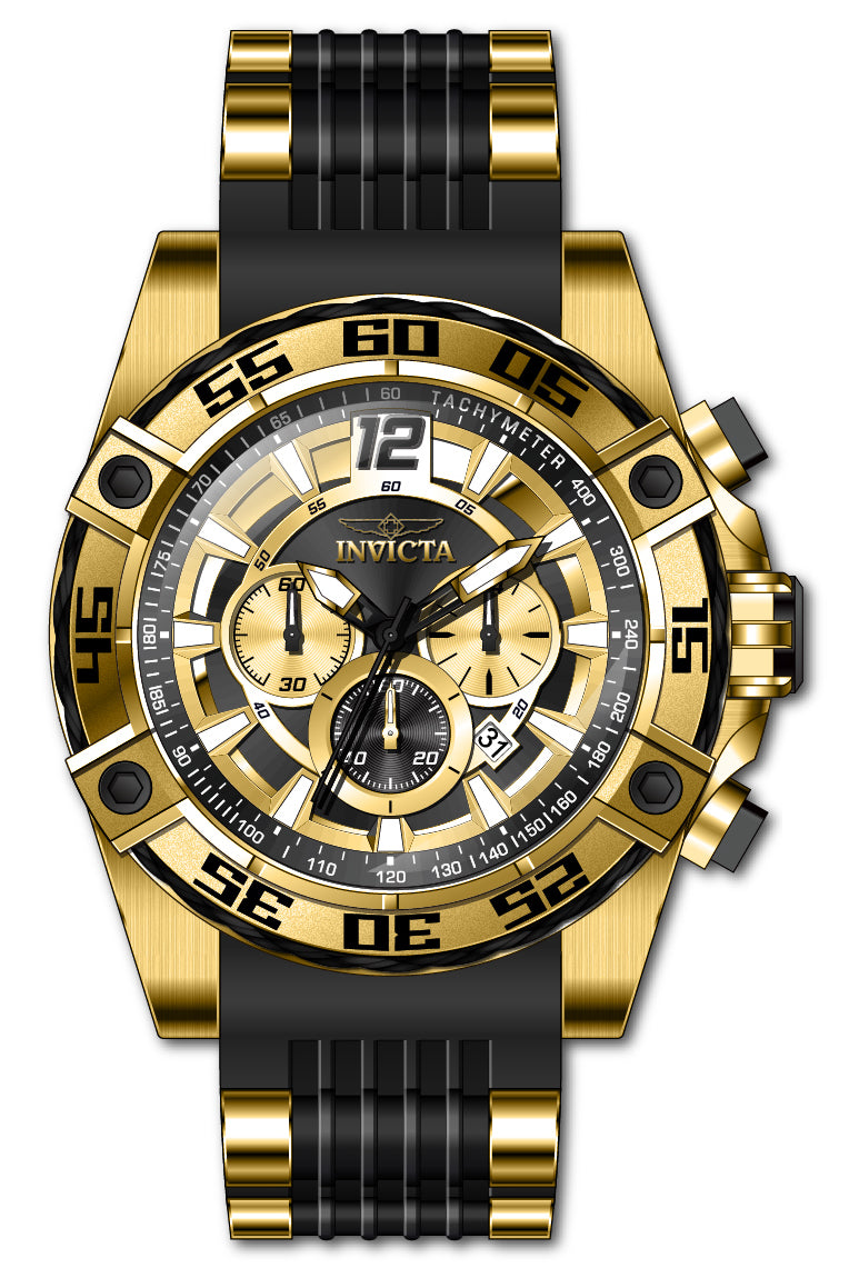 Band For Invicta Bolt  Men 46566