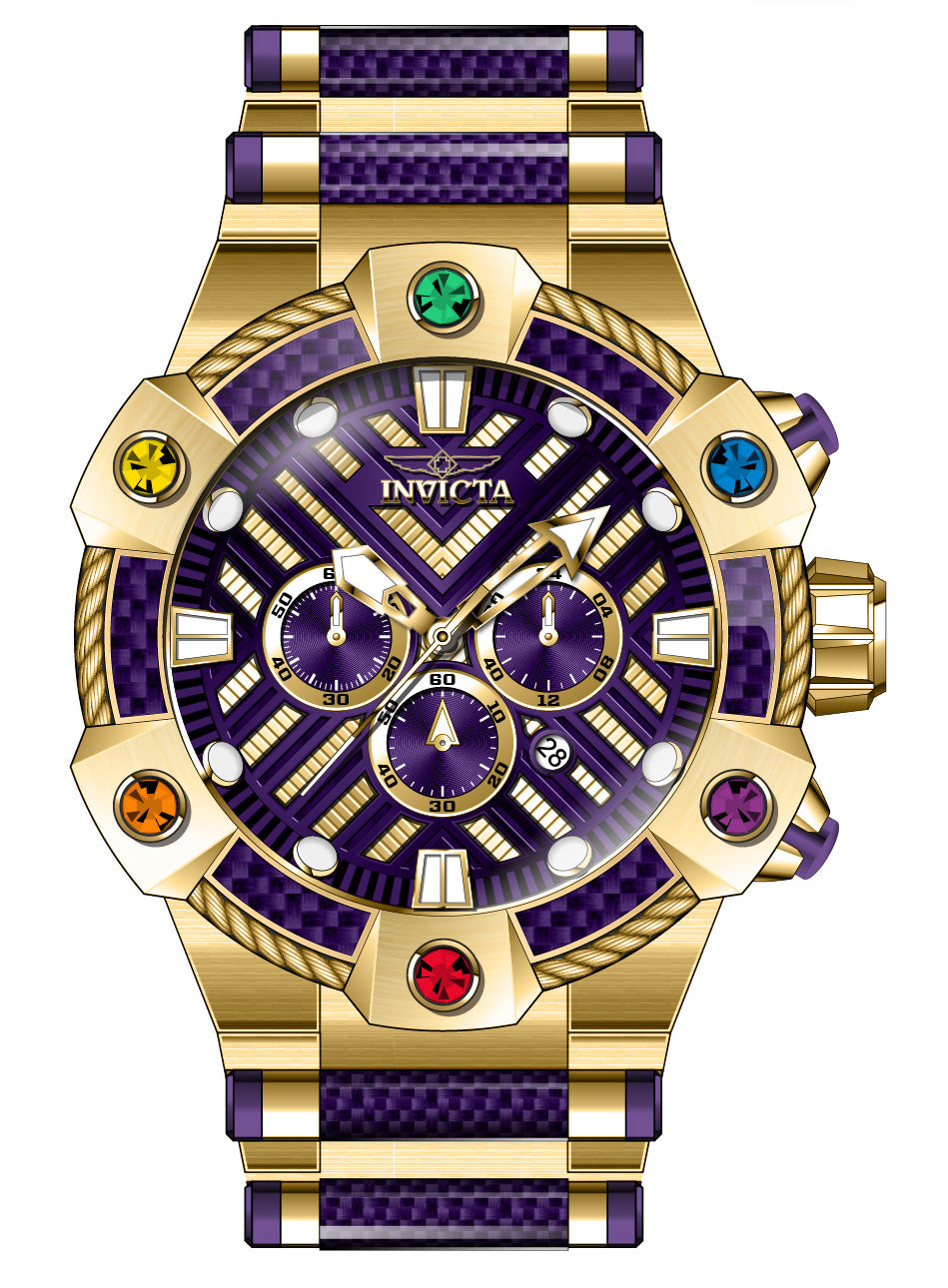 Band For Invicta Bolt  Men 46785