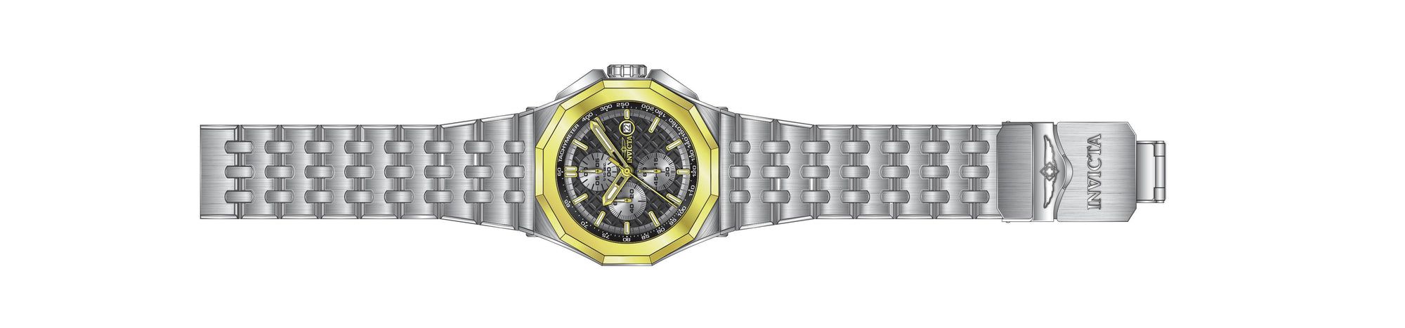 Band For Invicta Akula  Men 47392