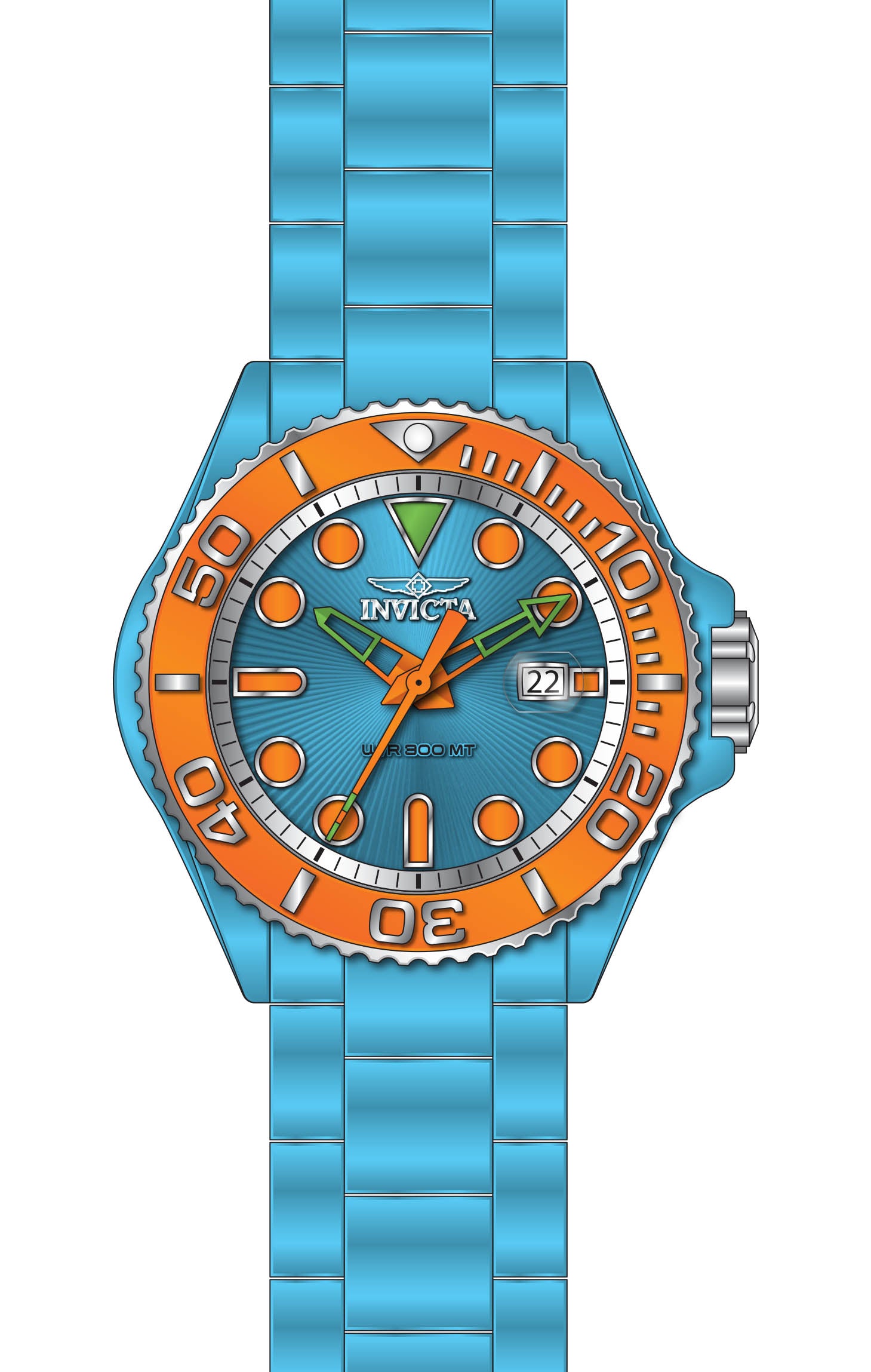 Band For Invicta Grand Diver  Men 49484