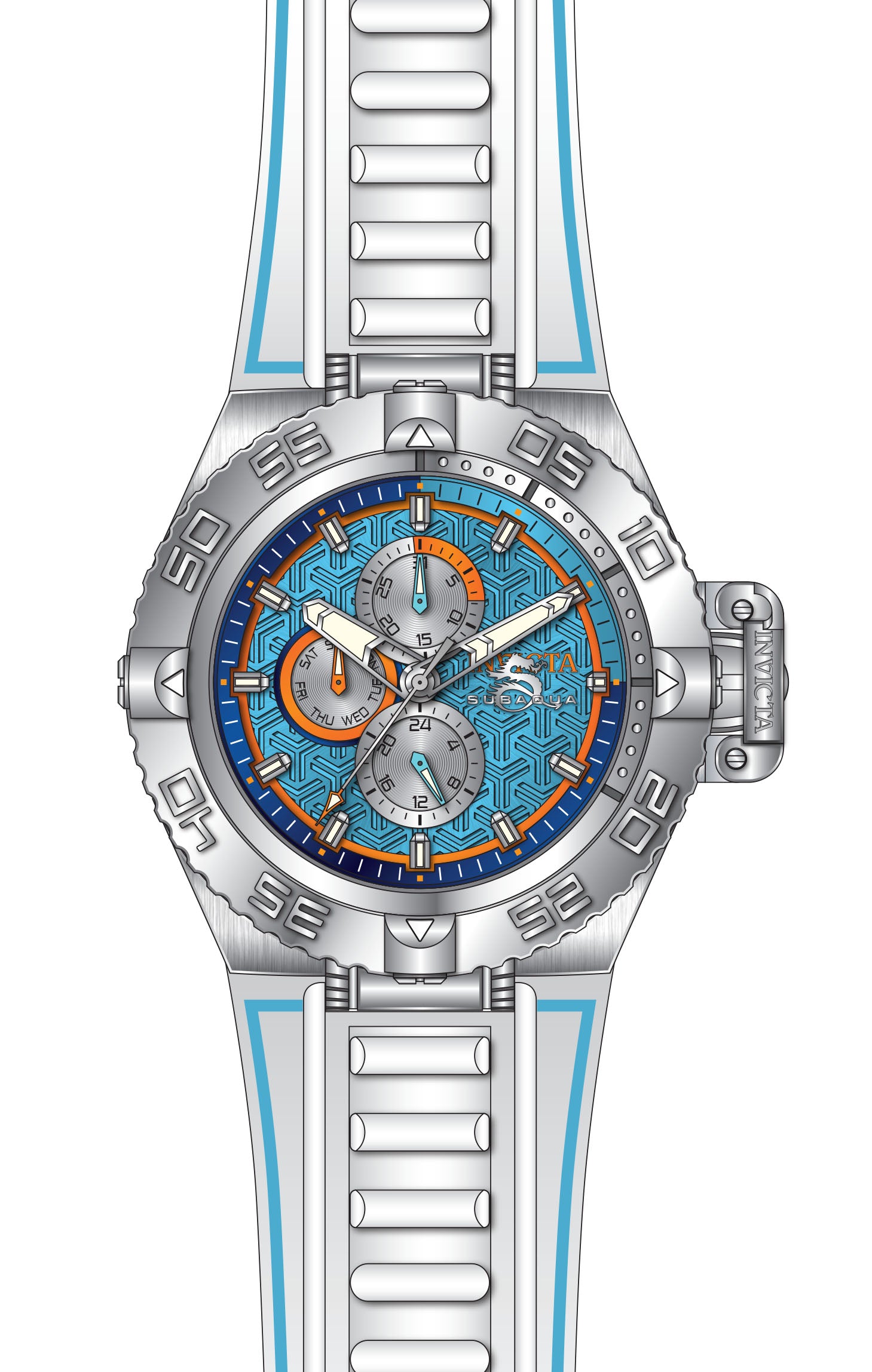 Band For Invicta Subaqua Noma IV Men 49876