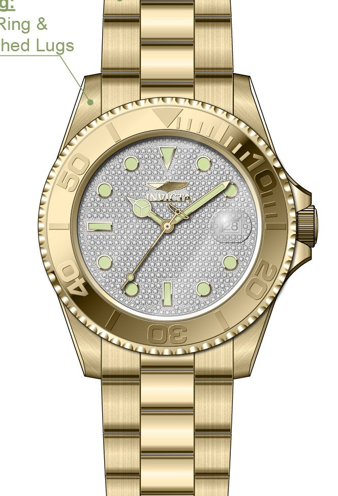 Band For Invicta Pro Diver  Men 50285