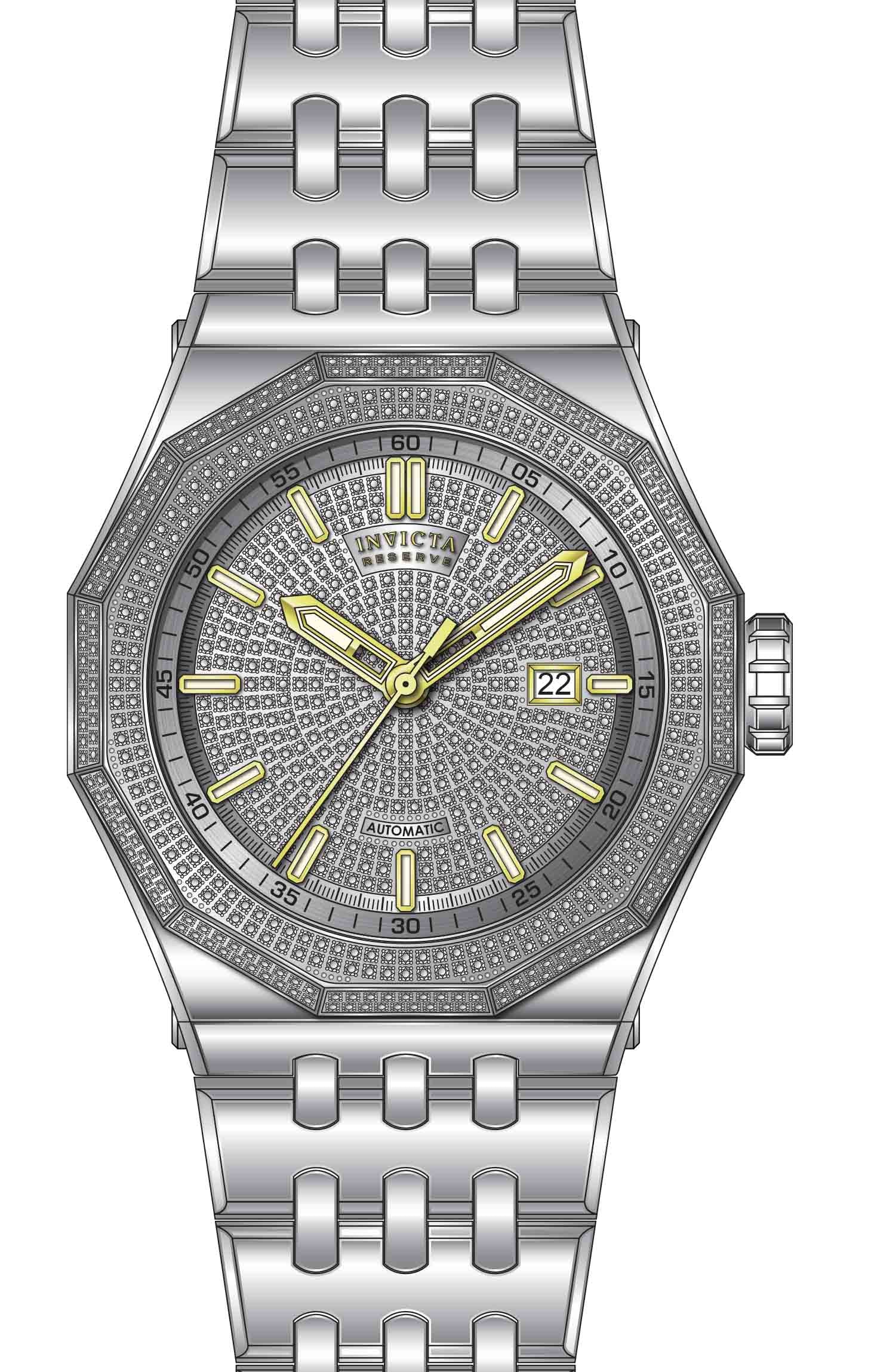 Band For Invicta Reserve Akula Men 50441