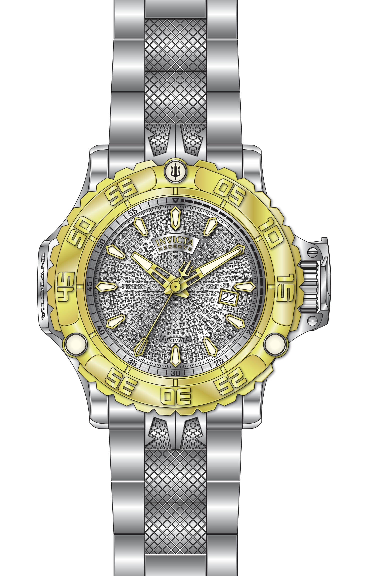 Parts For Invicta Reserve Poseidon Men 50449
