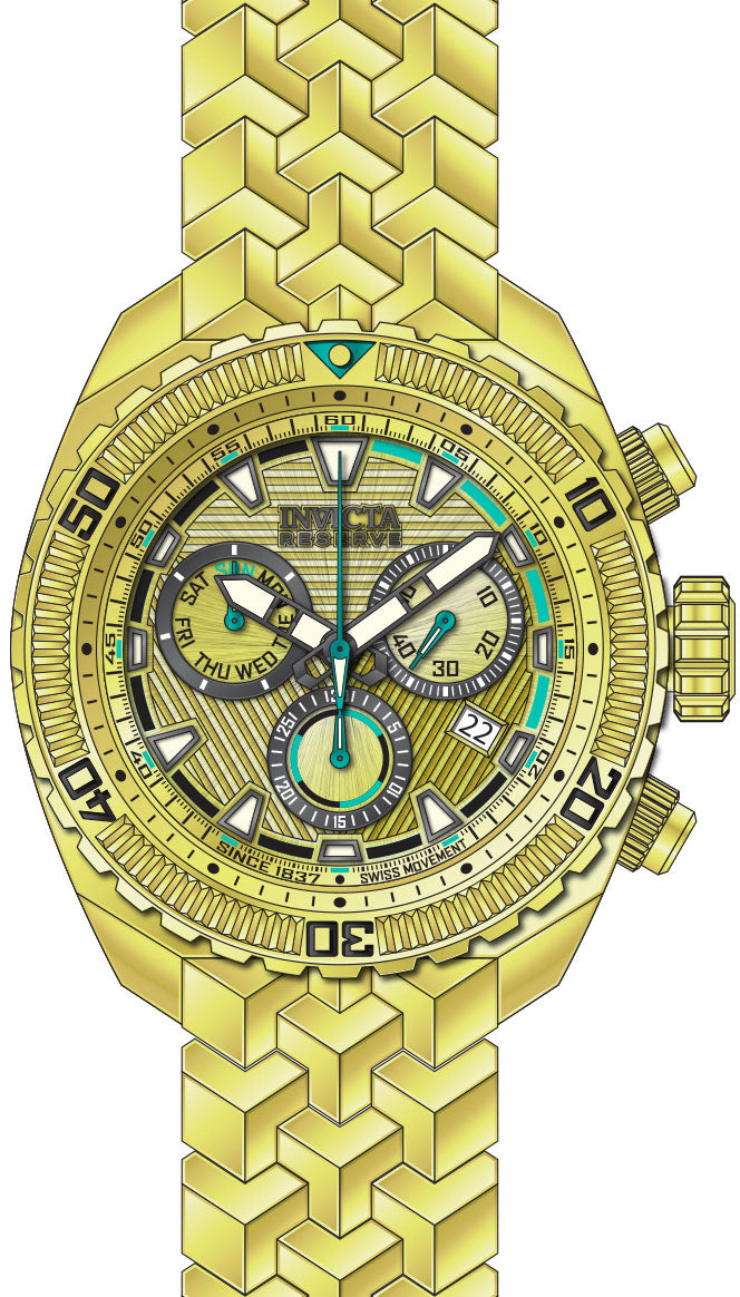 Parts For Invicta Reserve Ocean Warrior Men 50837