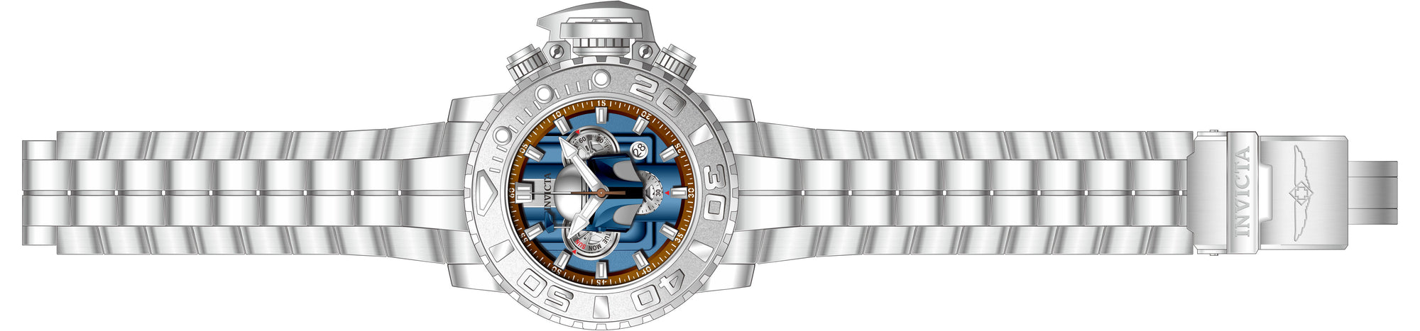 Band For Invicta Sea Hunter  Men 50850