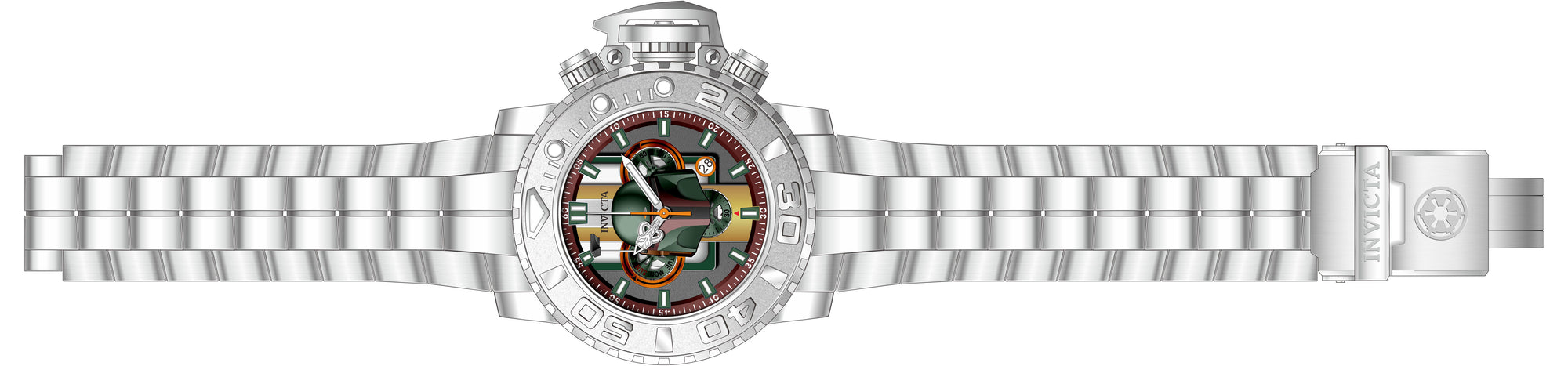 Band For Invicta Sea Hunter  Men 50851
