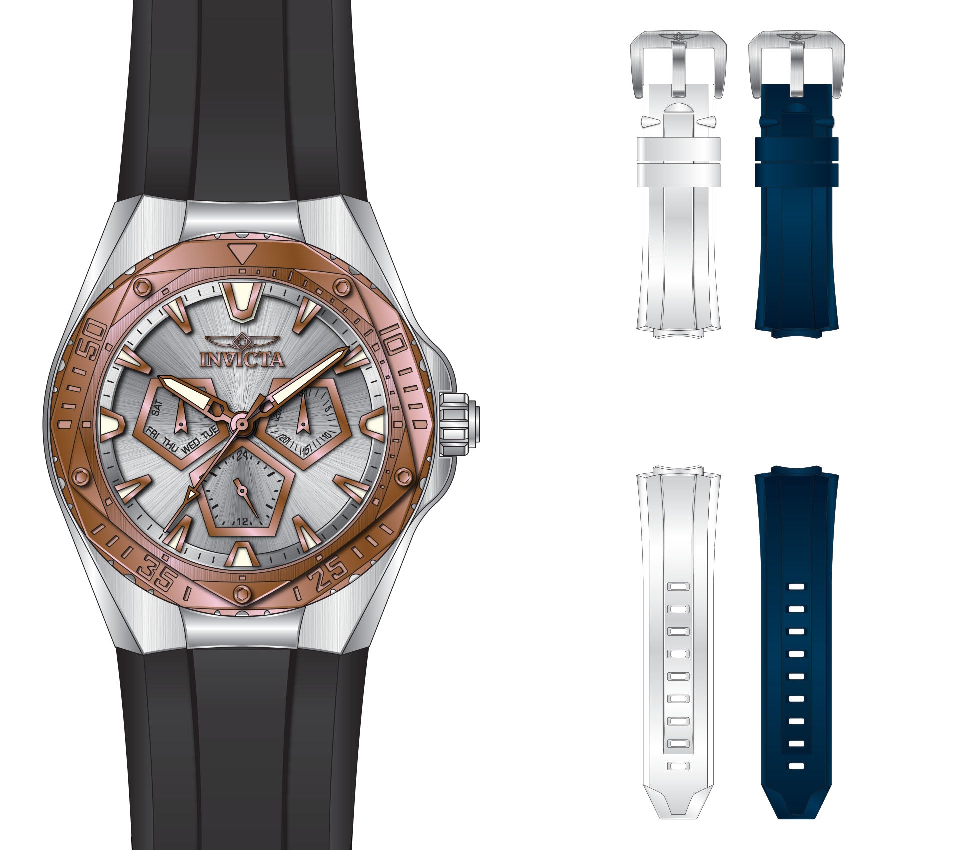Band For Invicta Speedway  Men 51129