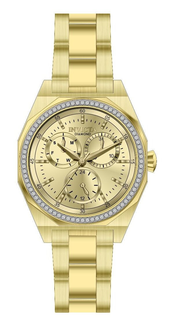 Band For Invicta Elite Diamond  Lady 51359
