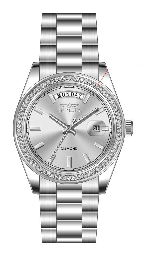 Band For Invicta Elite Diamond  Lady 51368