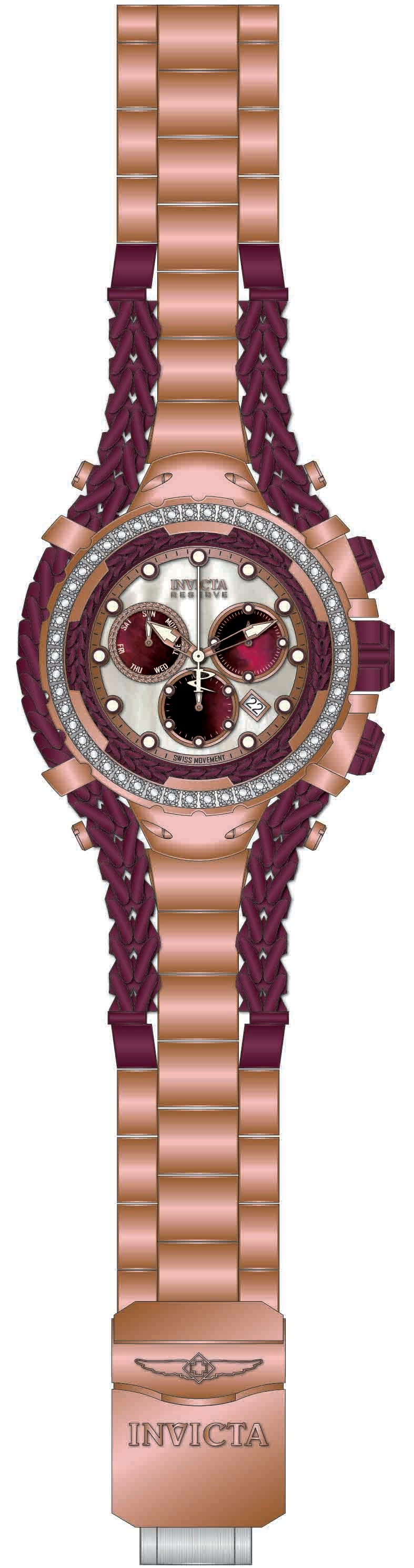 Band For Invicta Reserve Gladiator Men 51475