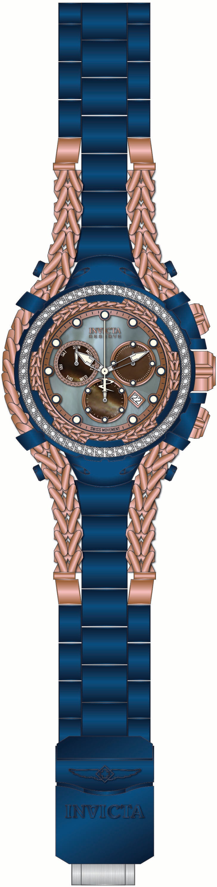 Band For Invicta Reserve Gladiator Men 51479
