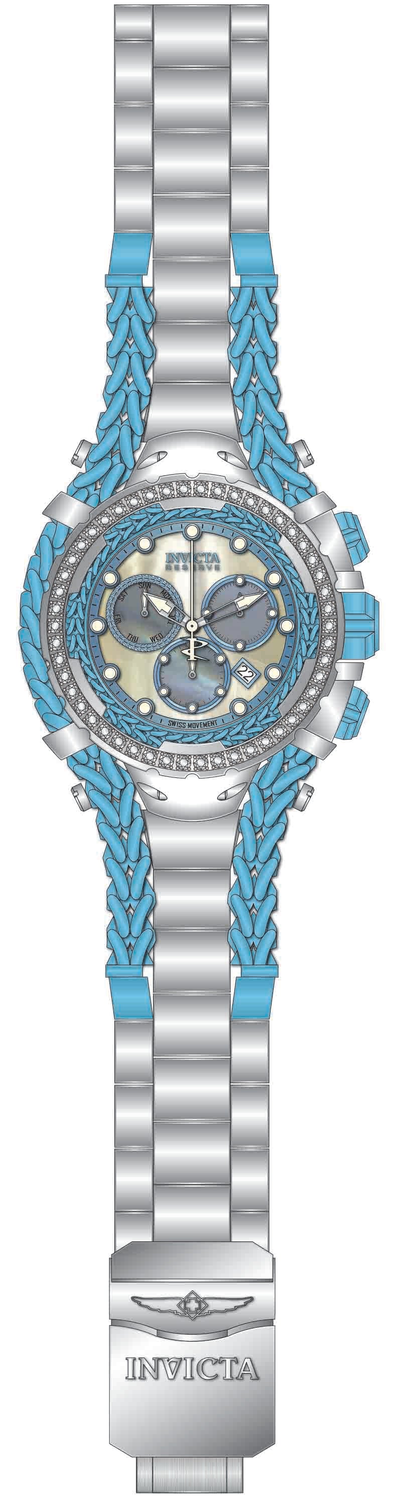 Band For Invicta Reserve Gladiator Men 51481