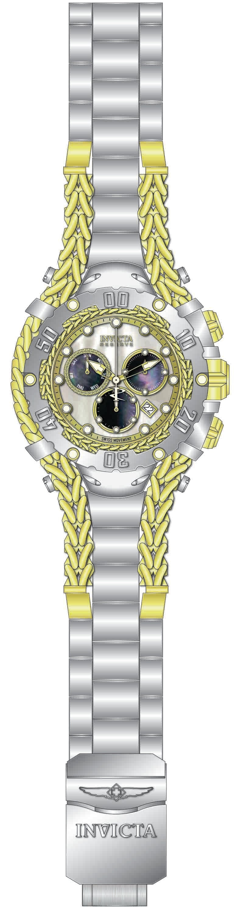 Band For Invicta Reserve Gladiator Men 51484