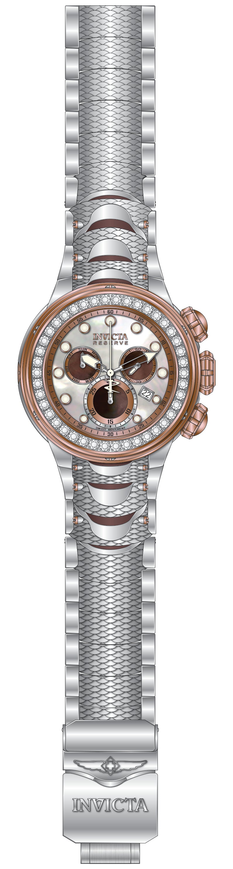 Parts For Invicta Reserve Kraken Men 51548