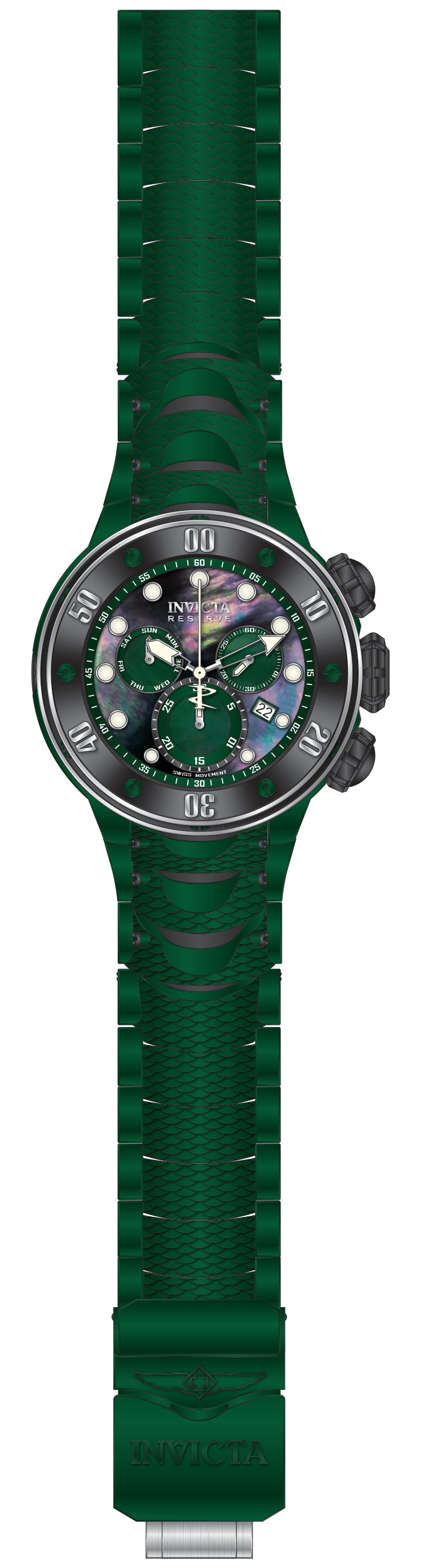 Band For Invicta Reserve Kraken Men 51569