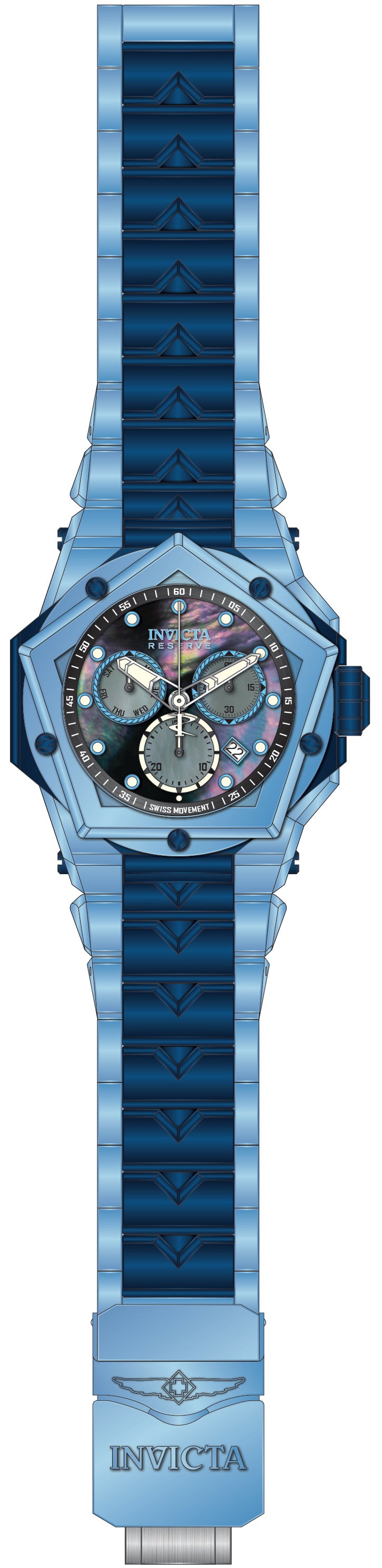 Parts For Invicta Reserve Kraken Men 51613