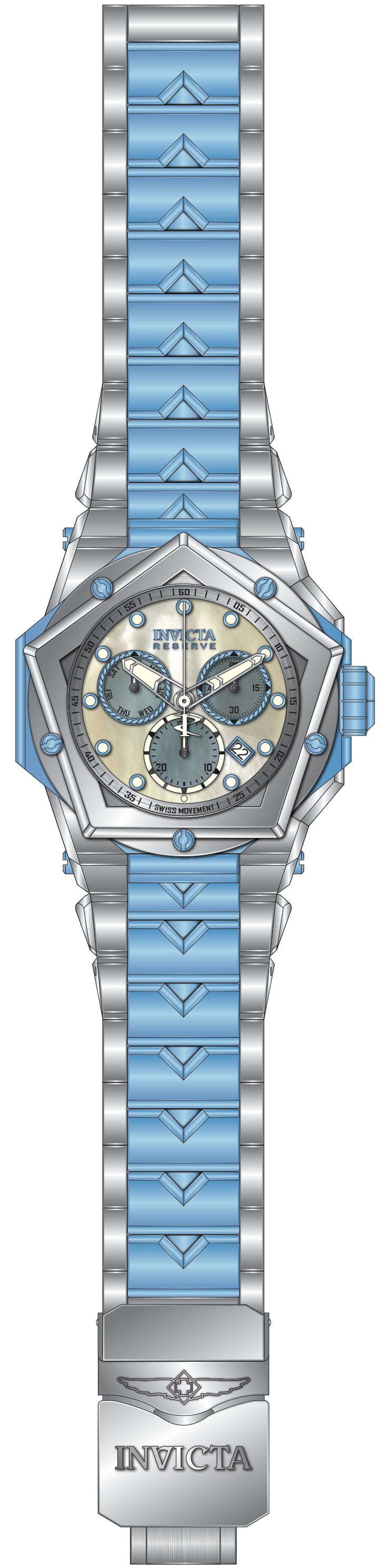Parts For Invicta Reserve Kraken Men 51614