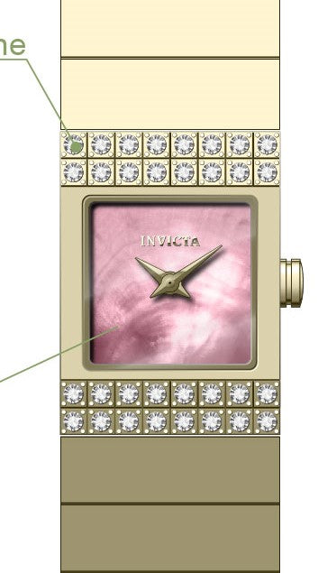 Band For Invicta Angel  Lady 51837