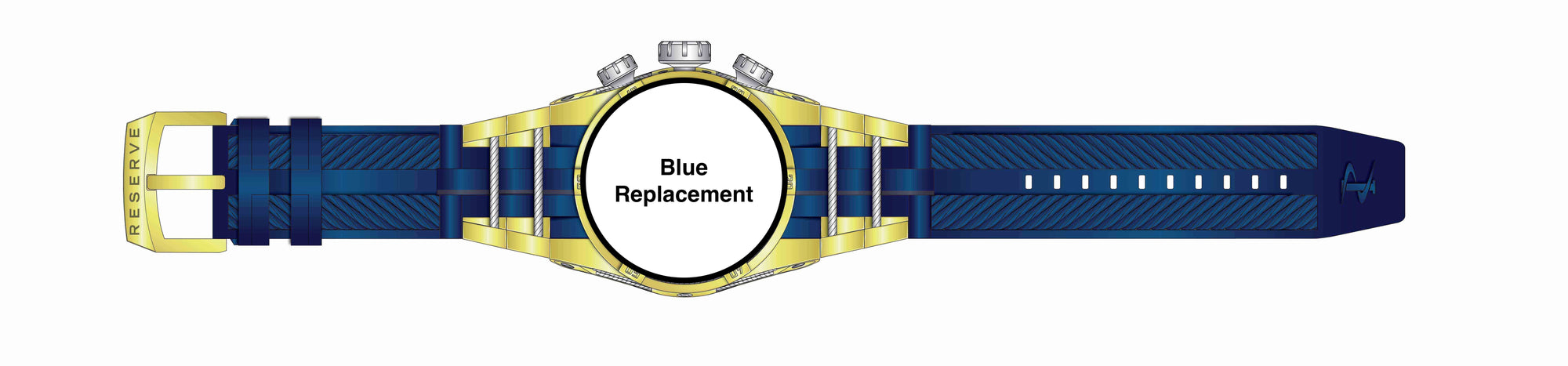 Band for Invicta Bolt 19731