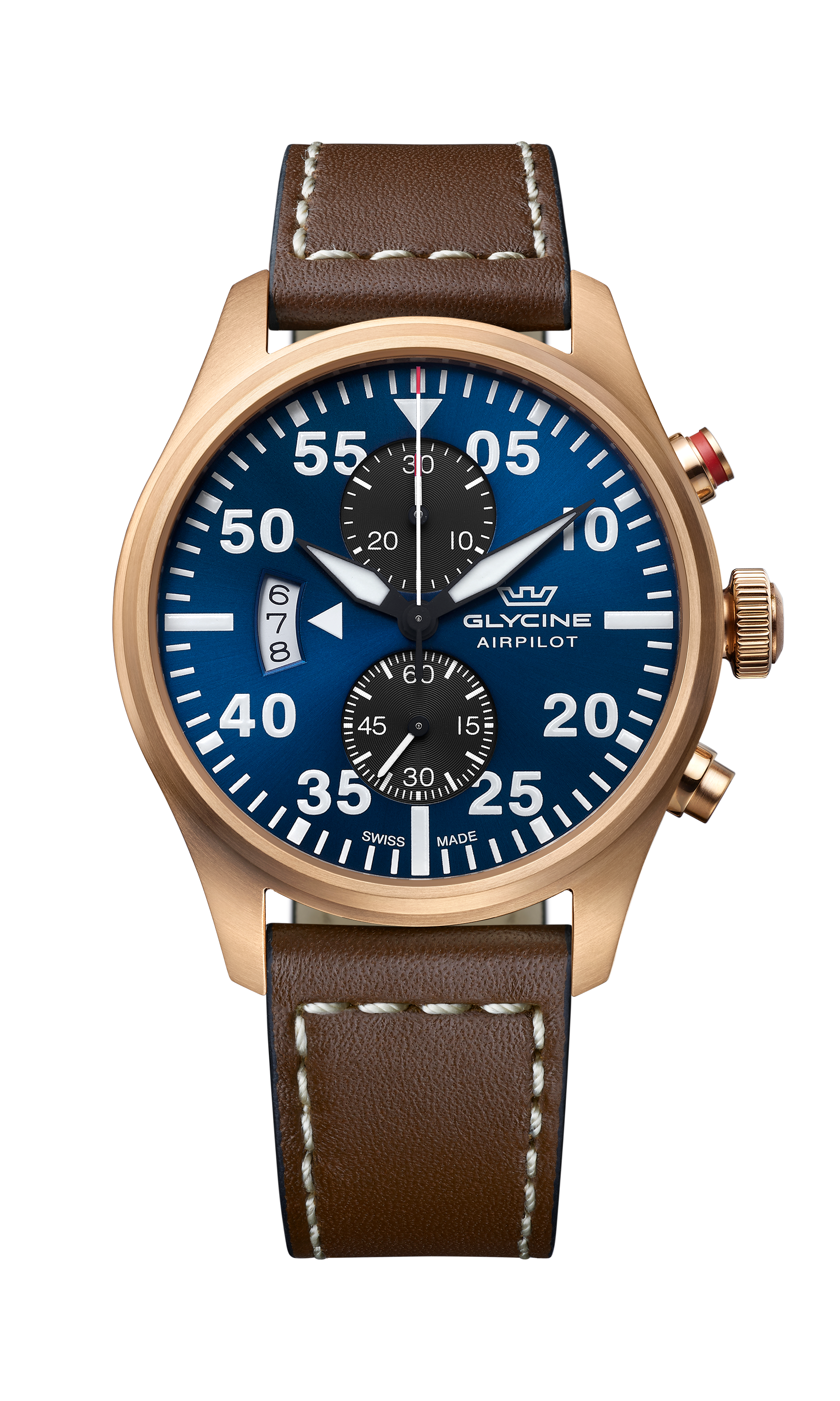Band for Glycine Airpilot Chronographe 44 Quartz GL0361