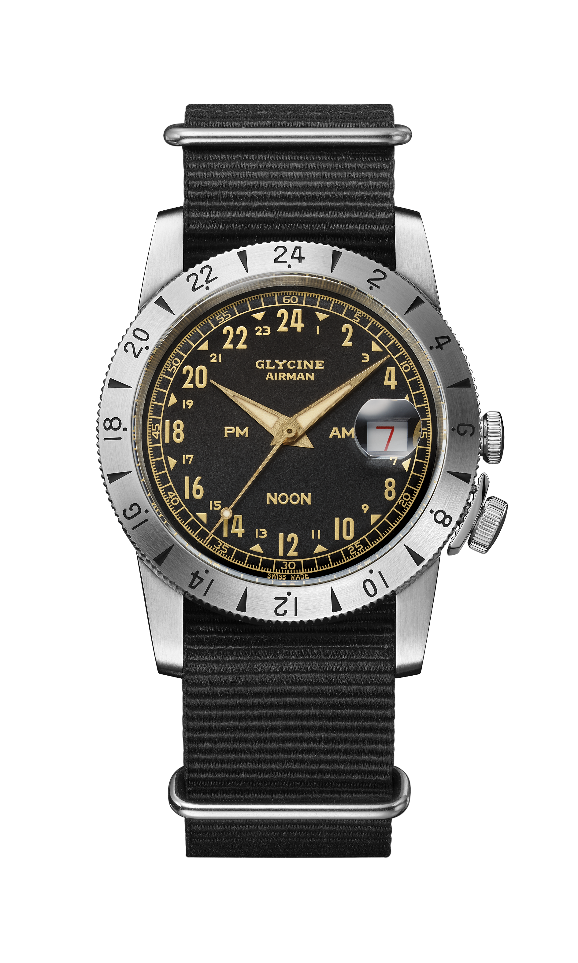 Parts for Glycine Airman Vintage NOON 40 Purist Automatic GL0377