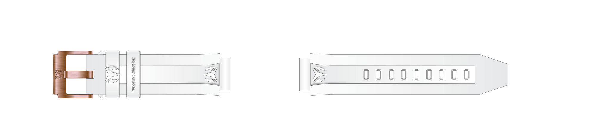 Band for Technomarine Reef Sun TM-520005