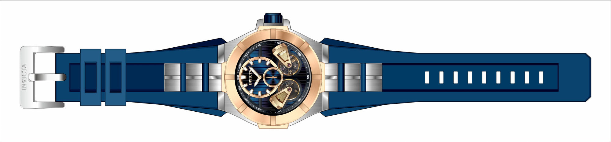 Band for Invicta Sea Hunter Men 31452