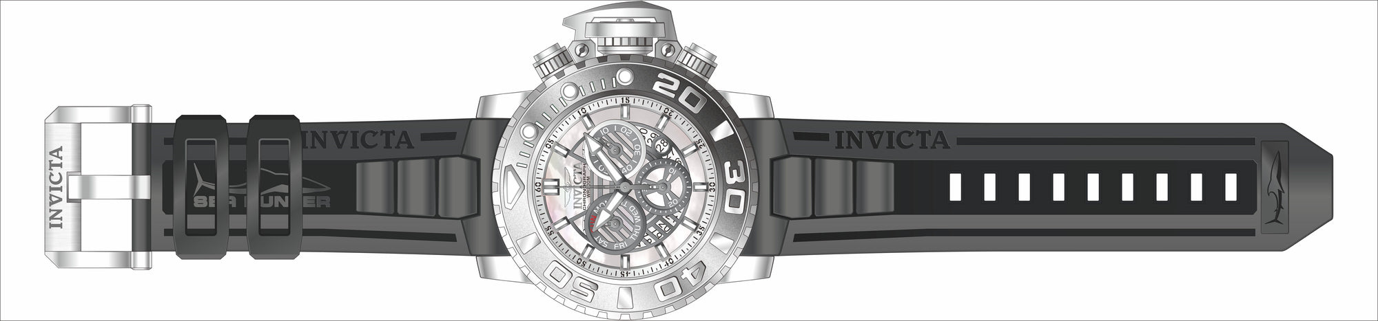 Parts for Invicta Sea Hunter Men 32636