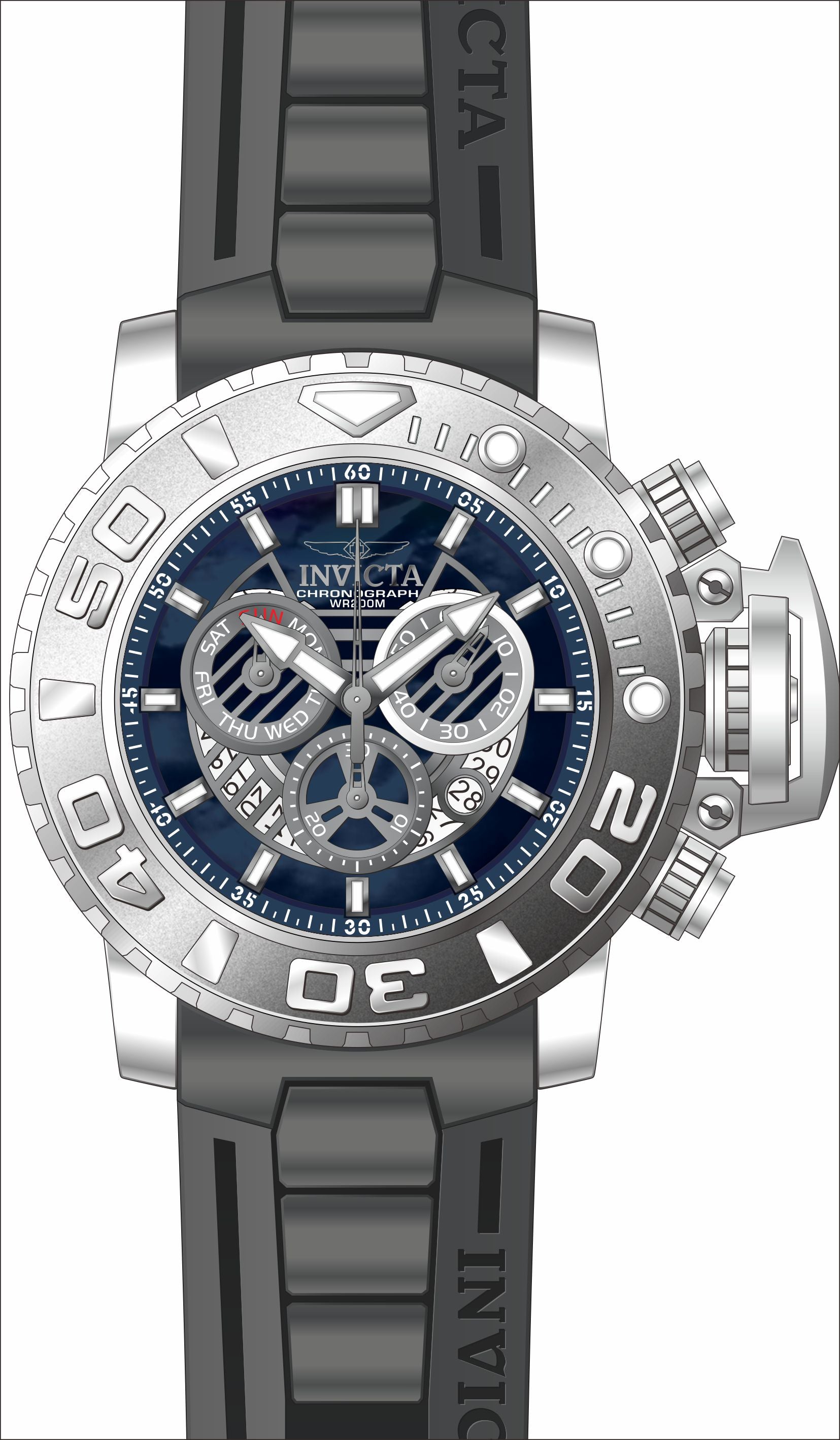 Parts for Invicta Sea Hunter Men 32637