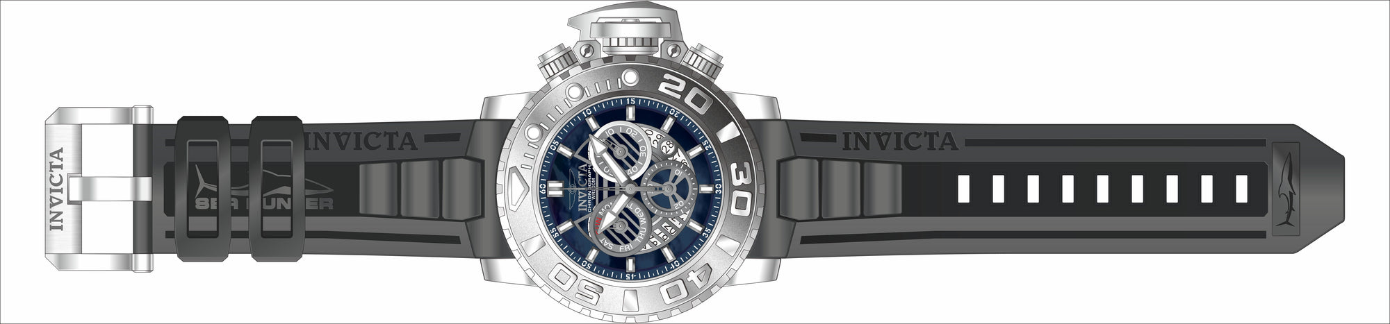 Parts for Invicta Sea Hunter Men 32637