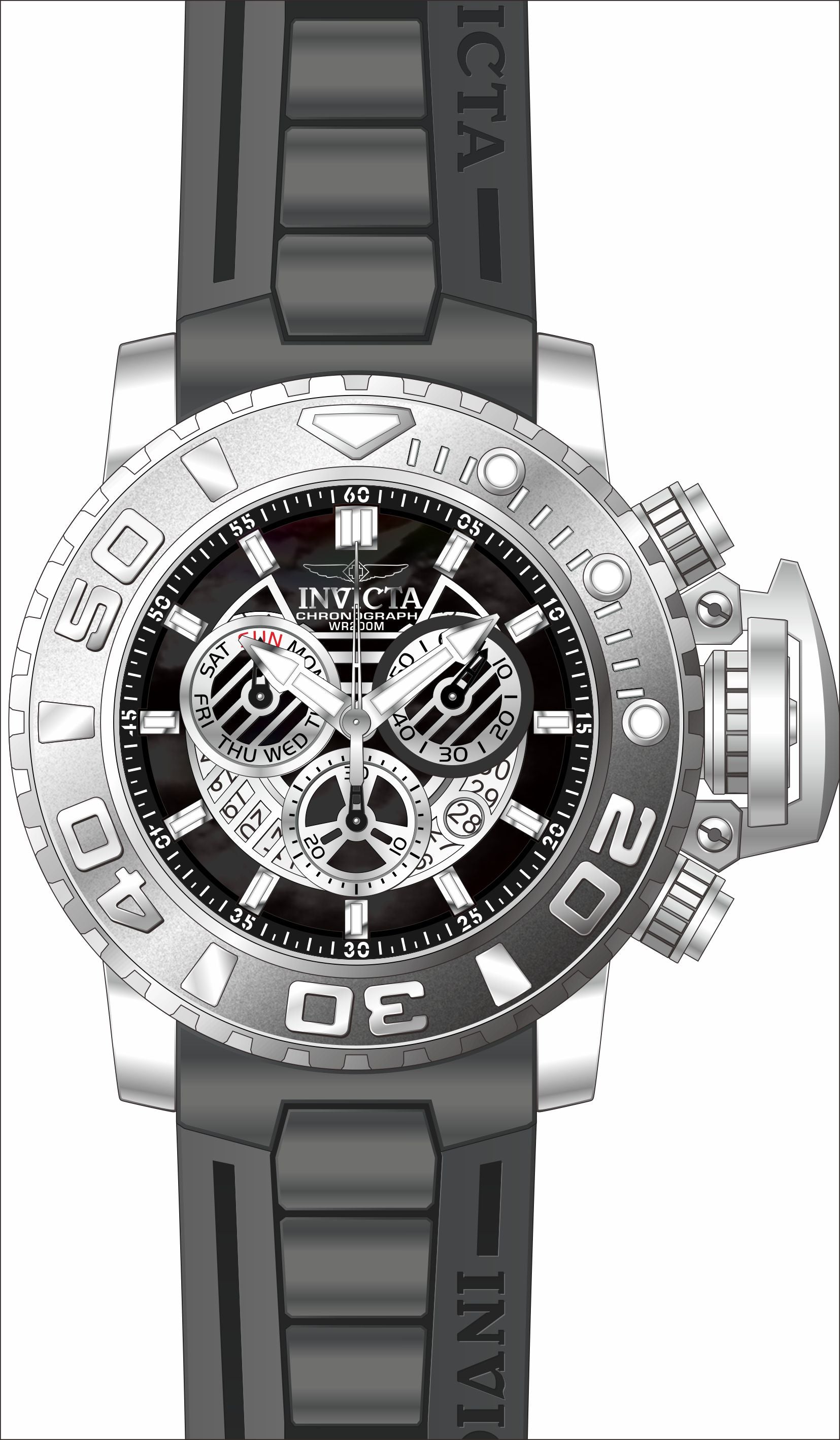 Parts for Invicta Sea Hunter Men 32638