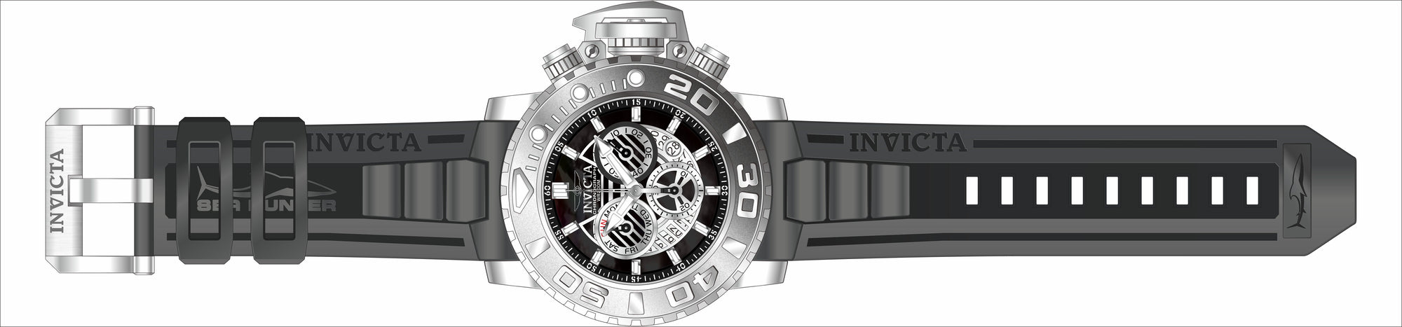 Parts for Invicta Sea Hunter Men 32638