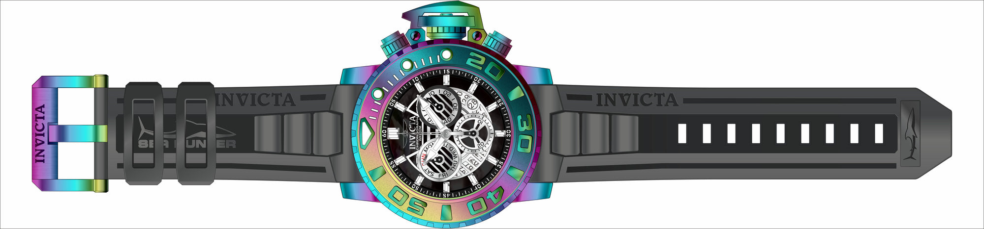 Band for Invicta Sea Hunter Men 32639