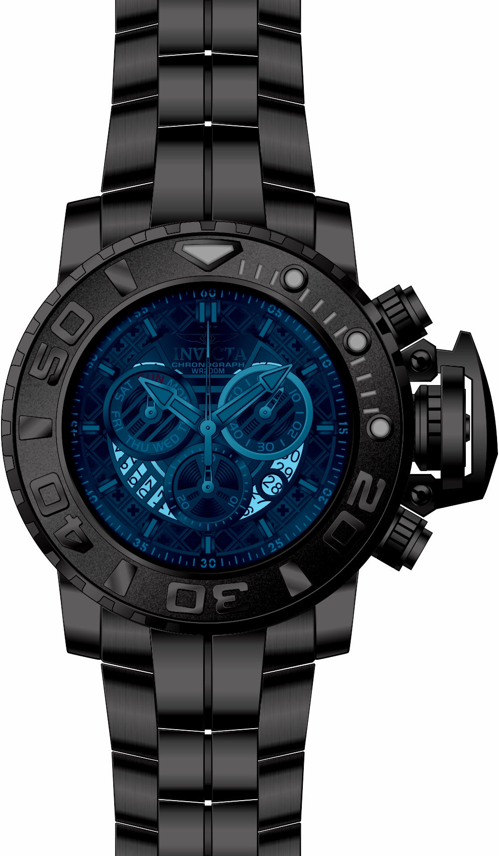 Band for Invicta Sea Hunter Men 32645
