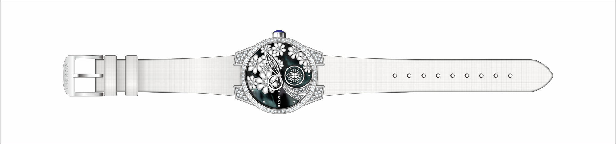 Band for Invicta Wildflower Lady 32728