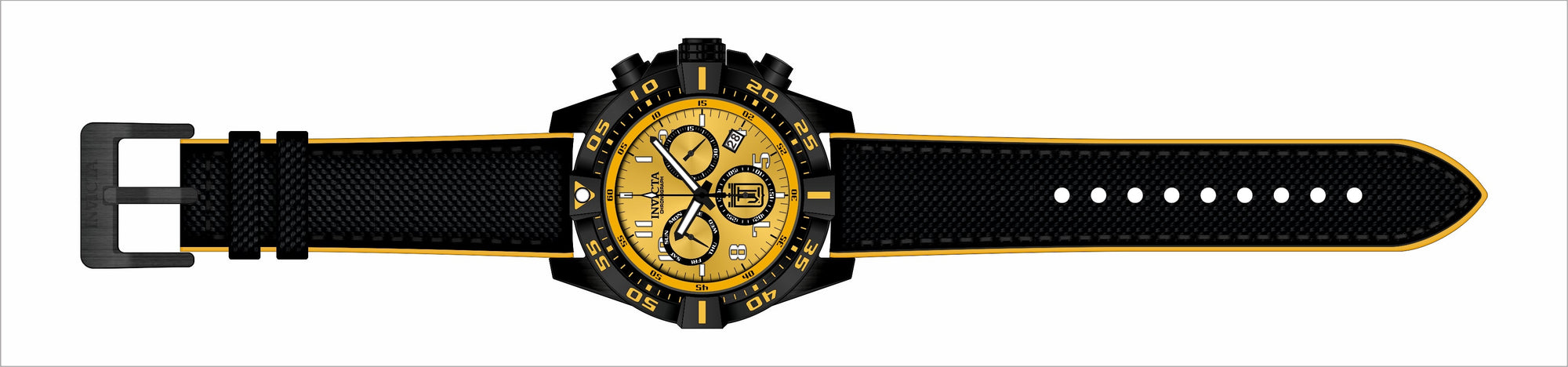 Band for Invicta JT Men 33218