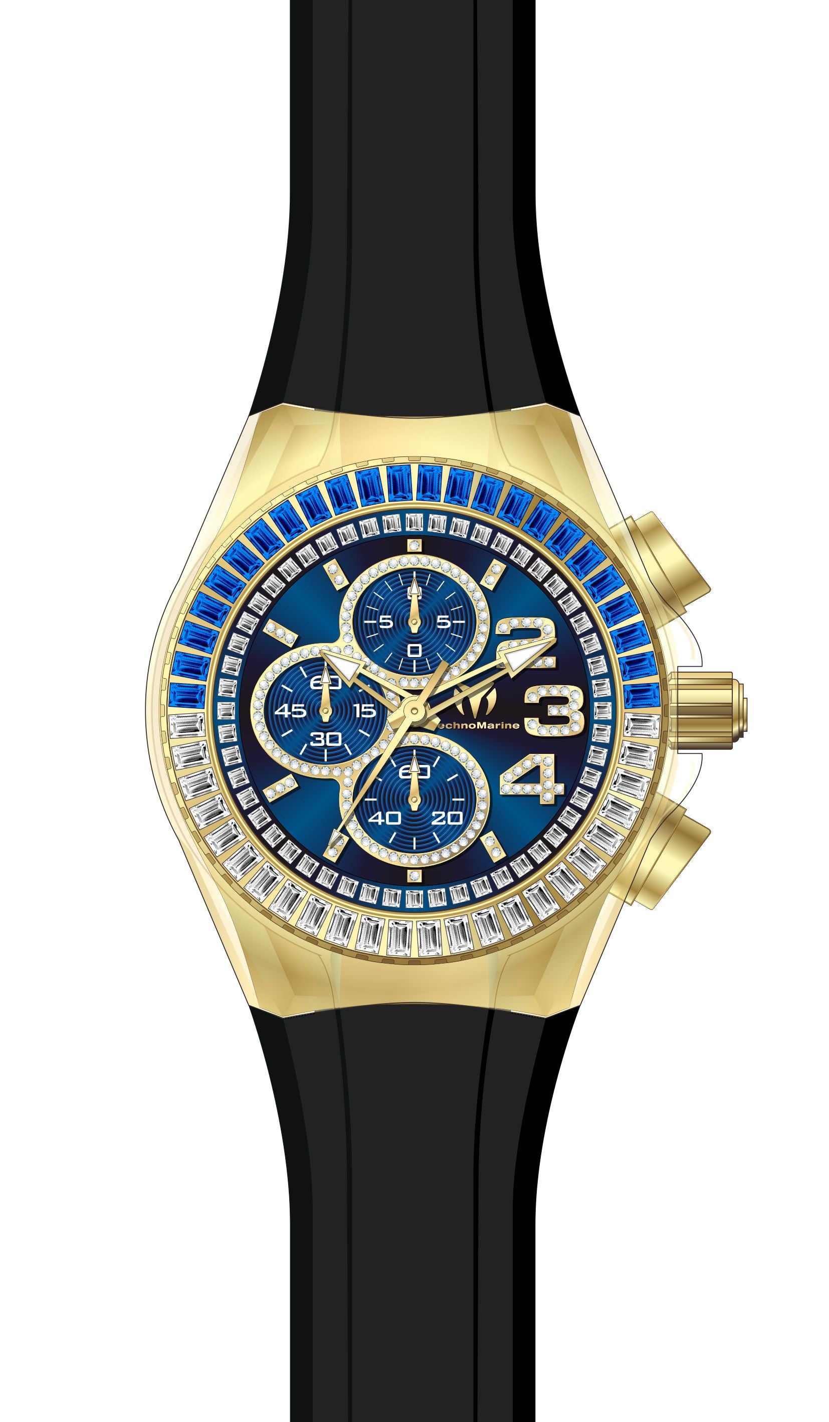 Band for Technomarine Cruise Glitz TM-121016